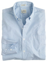 Thumbnail for your product : J.Crew Tall Secret Wash shirt in neon azure stripe