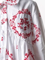 Thumbnail for your product : Simone Rocha Embroidered Ruffled Long Shirt