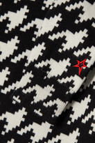 Thumbnail for your product : Perfect Moment Houndstooth Merino Wool Turtleneck Sweater - Black