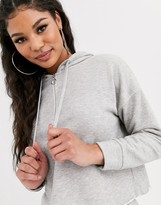 Thumbnail for your product : ASOS DESIGN lounge mix & match loopback raw edge hoodie