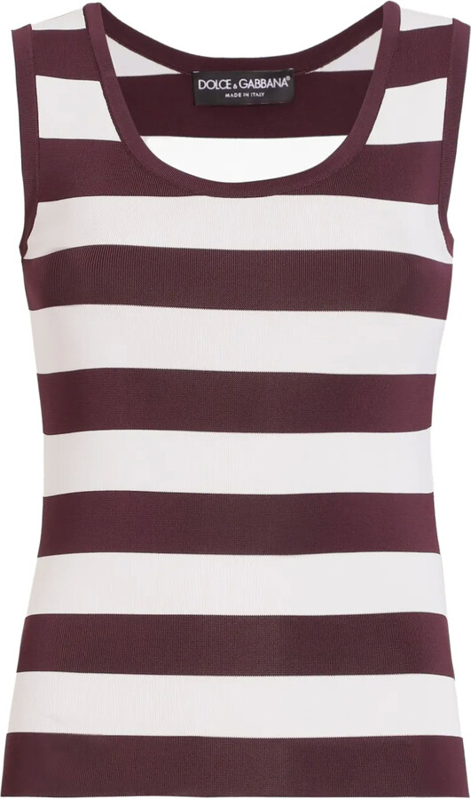 Dolce & Gabbana Striped Tank Top