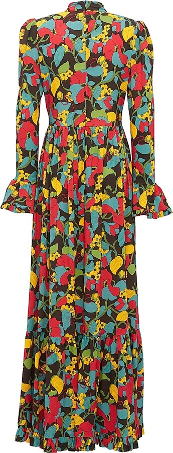 La DoubleJ Women's Visconti Dress - Vines Brown - Size Small