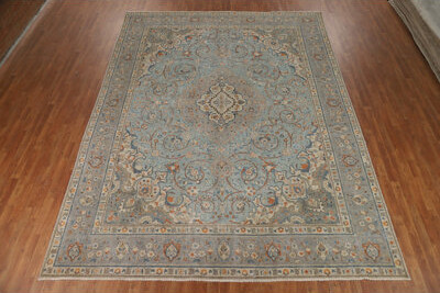 Bloomsbury Market Light Blue Vintage Traditional Area Rug 9x13