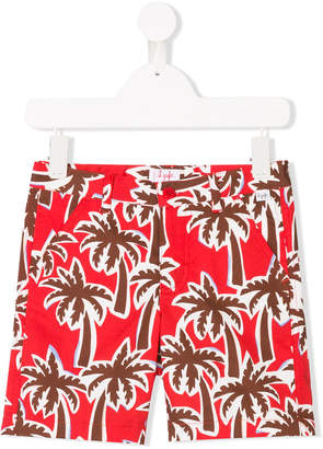 Il Gufo palm tree print shorts