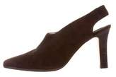 Thumbnail for your product : Manolo Blahnik Slingback Suede Booties
