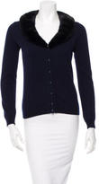 Thumbnail for your product : Blumarine Cashmere and Fur Cardigan