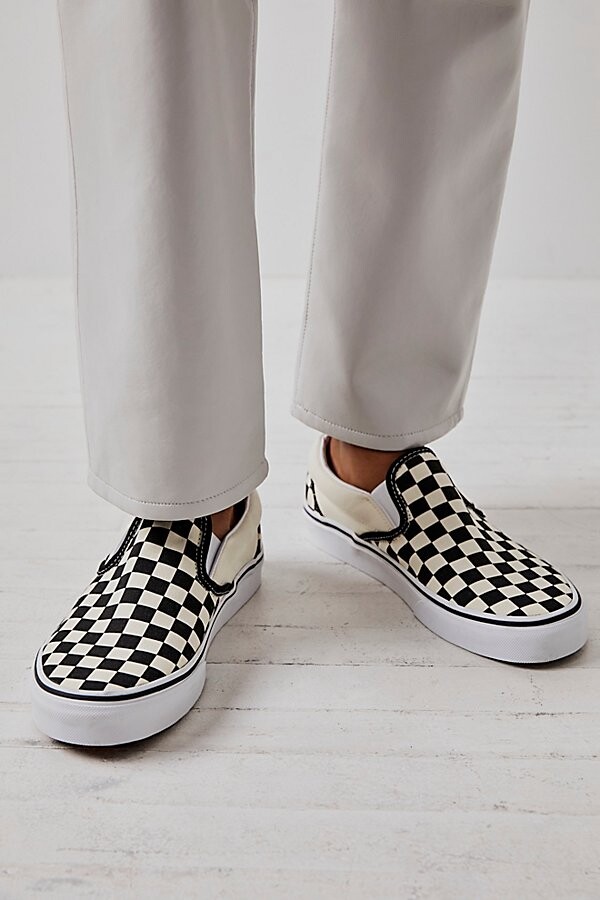 Black And White Checkered Vans | ShopStyle