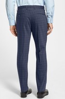 Thumbnail for your product : HUGO BOSS 'Genesis' Flat Front Check Trousers