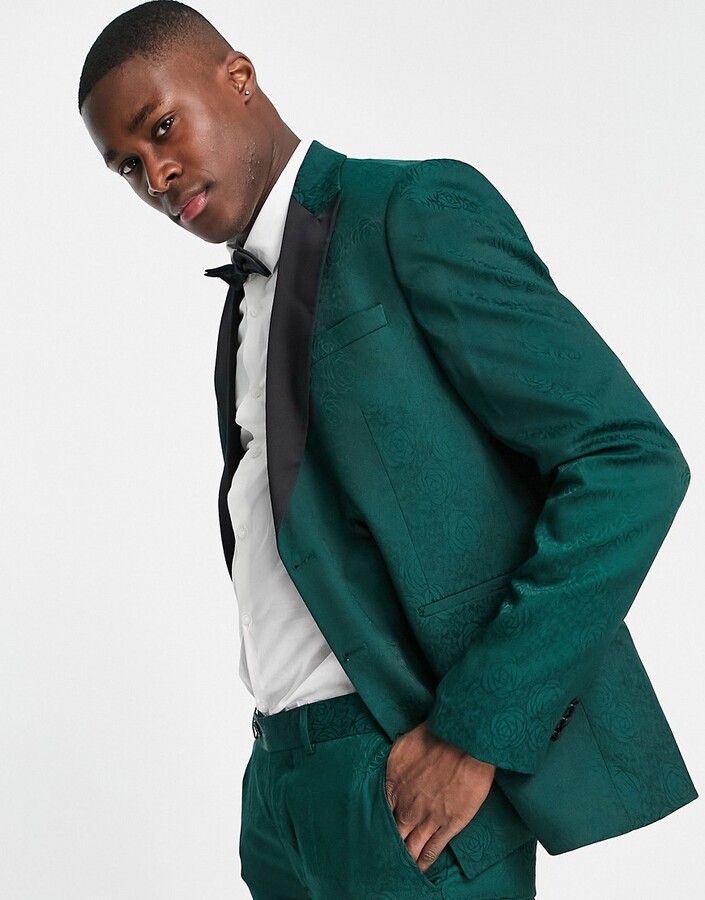 green jacket suit