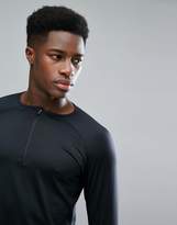 Thumbnail for your product : Skins Running Trooper Mid-Layer Half Zip Sweat In Black SP00461529001