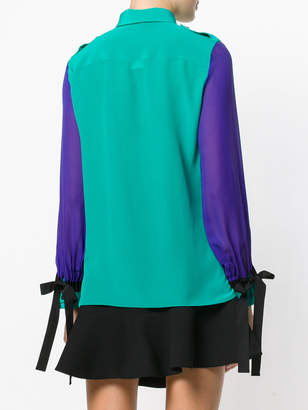 Capucci pointed collar shirt
