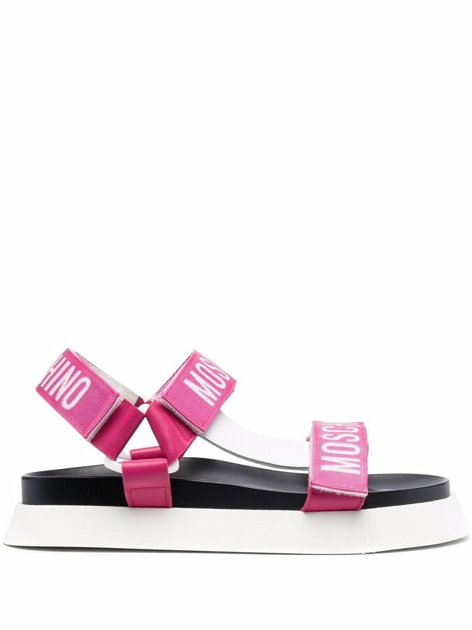 Moschino Pink Women's Sandals | Shop the world's largest 