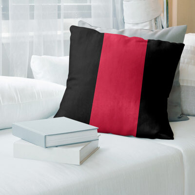 ArtVerse Ottawa Hockey Striped Pillow