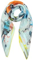 Thumbnail for your product : Christian Lacroix Cache-Cache Silk Print Square Scarf