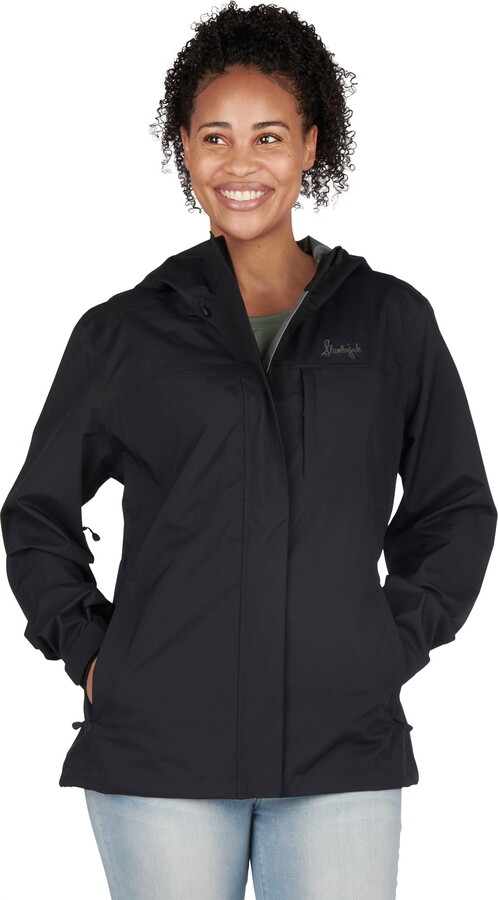 Slumberjack Squall Line Mid-Length Outwear Hooded Waterproof Jacket for Women, Xlarge