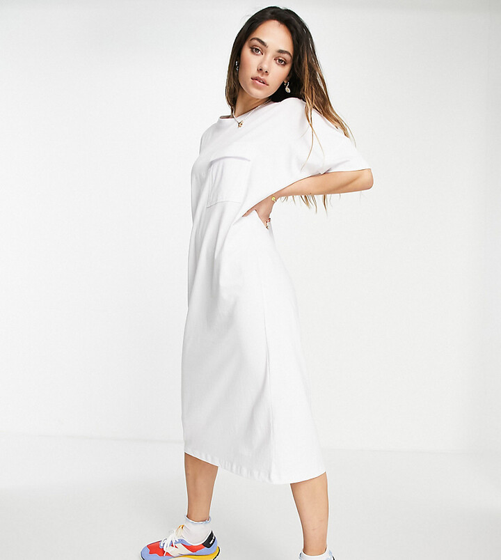 cotton shirt dress with pockets