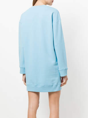 Moschino front logo loose dress