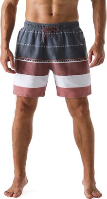 Nonwe Men's Swim Trunks Retro Quick Dry Soft Washed Full Liner Casual Shorts  - - 38A - ShopStyle