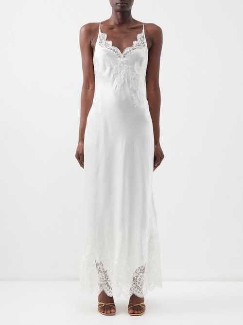 Lace Slip Dress | Shop the world's largest collection of fashion 