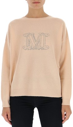 Max Mara Ribbed Logo Sweater