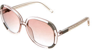 Chloé Pink Oversize Sunglasses