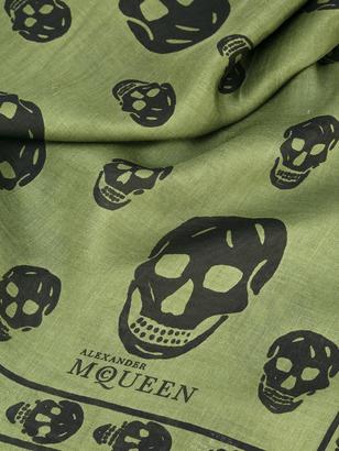 Alexander McQueen Skull scarf - women - Silk/Modal - One Size