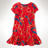 Thumbnail for your product : Ralph Lauren Equestrian Print Dress