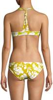 Thumbnail for your product : Mikoh Balboa Tie-Front Floral Bikini Top