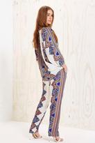 Thumbnail for your product : boohoo Cadence Paisley Border Print Relaxed Fit Joggers