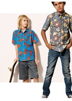 Thumbnail for your product : Volcom 'Pops' Short Sleeve Sport Shirt (Little Boys & Big Boys)