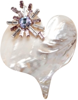 Thumbnail for your product : Christian Lacroix White Pin & brooche