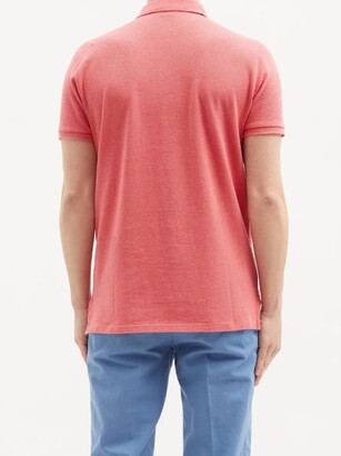Polo Ralph Lauren Custom Slim-fit Cotton-pique Polo Shirt - Dark Pink