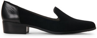 Tahari Black Luna Low Heel Loafers