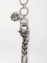 Thumbnail for your product : Alexander McQueen Burnished Silver-Tone And Bead Bracelet