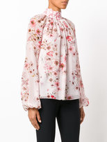 Thumbnail for your product : Giambattista Valli high neck floral blouse