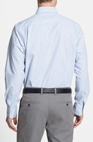 Thumbnail for your product : Nordstrom Regular Fit Stripe Sport Shirt (Big)