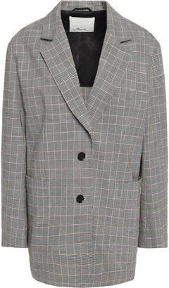 3.1 Phillip Lim Prince Of Wales Checked Stretch-wool And Cotton-blend Blazer