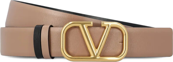 Valentino Garavani VLogo buckle leather belt