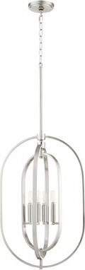 17 Stories Altus 4 - Light Lantern Geometric Chandelier