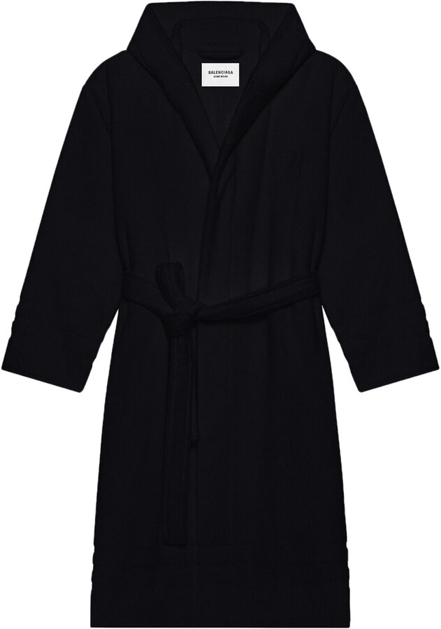 Balenciaga Towel Belted Bathrobe ShopStyle Robes