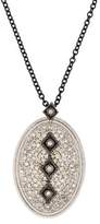 Thumbnail for your product : Armenta Diamond Pavé Oval Pendant Necklace