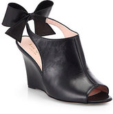 Thumbnail for your product : Kate Spade Ira Leather Slingback Wedges