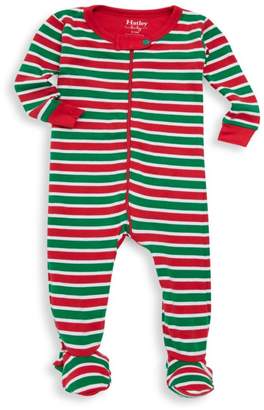 Hatley Baby Boy's Holiday Striped One-Piece Sleeper