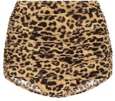 Thumbnail for your product : Norma Kamali Bill leopard-print bikini bottoms