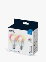 Thumbnail for your product : WIZ 8W RGB ES LED Smart Multicolour Dimmable Bulb with Wi-Fi, Set of 2