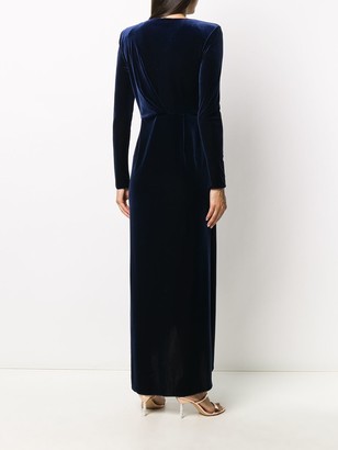 Giorgio Armani Velvet Look Evening Dress
