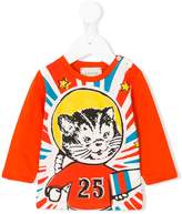 Thumbnail for your product : Gucci Kids space cat print T-shirt