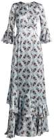 Thumbnail for your product : Erdem Venice Keiko Print Silk Gown - Womens - Blue Print