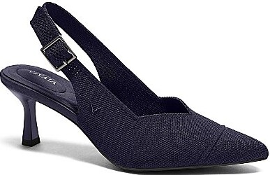 VIVAIA Addison Knit Pointed Toe Slingback Pumps