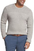 Van Heusen Mens Big and Tall Long Sleeve Flex Sweater Fleece Melange Polo